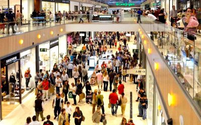 Ventas en centros comerciales aumentan un 20%