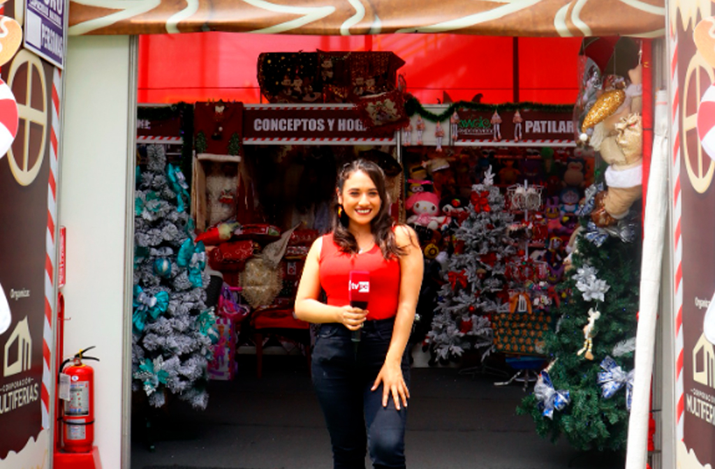 navidad-comas stand representativo para feria